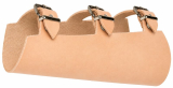 Naturfarbene Leder Armschiene aus Blankleder. Besonders gut zum Punzieren und Gestalten geeignet.