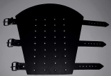 1 exklusive Leder-Armschiene, Armstulpe gelocht mit 3 fach-Verschluß aus einem Stück in vielen Farben, Rüstungen, Gothic