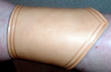 Kleine Leder-Armschiene Armstulpe Armband zum Schnüren div. Farben, Rüstungen, Gothic