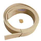 Hochwertiger Lederriemen / Lederstreifen Natur 6 cm breit vegetabil gegerbt ca. 200,0 cm x ca. 3,5 mm stark
