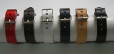6 Lederarmbänder 2,0 cm glatt im Spar-Pack modische Qualität aus Echtem Leder in 6 Farben