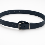 BDSM Bondageriemen 4,0 cm x 50,0 cm mit Klemmschutz und zweidrittel-Lochung Fessel-Riemen Lederriemen von Lwph