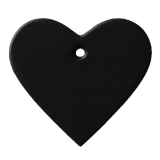 Das schwarze Lederherz mit Herzlichkeit für viele Anwendungen