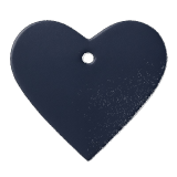 Auch das blaue Herz aus besten Leder aus Deutschland