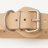 Edler Designer Bondageriemen 5,0 cm x 60,0 cm aus feinem Echtleder in 6 Farben Handgefertigt mit D-Ring & Klemmschutz von LWPH