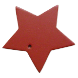 100 Ledersterne ca. 8,0 x 7,5 cm in 6 Farben Herz zeigen für viele Verwendungsmöglichkeiten