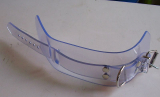 transparente glasklare PVC Handfesseln und Fußfesseln PVC mit Durchsicht als Fessel-Set