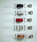 PVC-und Leder Accessoire - glasklar