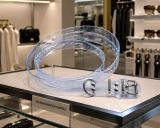 BDSM transparenter Taillengürtel 4,0 cm x 120,0 cm mit Klemmschutz & D-Ring glasklar LWPH