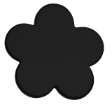 Lederblumen, Lwph, Leder-Schmuck,Streublumen