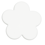 Unsere kleinen Blumen Blüten aus Leder ca. 3,0 x 3,0 cm