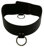 Hochwertiges schwarzes Leder mir beidseitigen O-Ringen von lwph