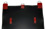 schwarz-roter Sling Rundbogenausschnittschwarz-rot von LWPH
