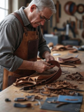 Bastelearbeiten mit Leder von LWPH