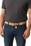 Ein hochwertige Lederriemen 3,0 cm breit x 3,5 mm stark exklusiver Natur-Leder-Gürtel div. Längen