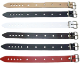Designer Lederriemen 2 cm x 24 cm – Befestigungs- & Fixierungsriemen Armband aus Echtleder mit Rollschnalle