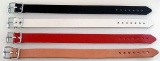 Lederriemen Befestigungs und Fixierungsriemen 1,5 cm x 18,0 cm Schnallenriemen in vielen Farben von Lwph