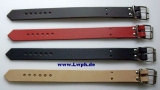 Lederriemen Gürtel Fixierungsriemen 3,5 cm breit x 40,0 cm lang in verschiedenen Farben für universellen Einsatz