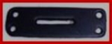 Leder-Bauteile, Formteile, Stanzteile, Bastelteile, für Schnalleneinbau gelocht mit Langloch 7,0 x 2,0 in 6 Farben