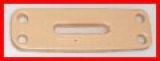 Leder-Bauteile, Formteile, Stanzteile, Bastelteile, für Schnalleneinbau gelocht mit Langloch 7,0 x 2,0 in 6 Farben