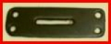 Leder-Bauteile, Formteile, Stanzteile, Bastelteile, für Schnalleneinbau gelocht mit Langloch 7,0 x 2,0 in 6 Farben