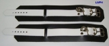 1 Paar Fussfesseln Fesselvariationen in verschiedenen Ausführungen Echt Leder 35,0 x 6,5 cm mit Wirbelkarabiner