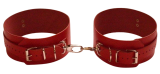 Oberschenkelfesseln im neuen Design Echt Leder mit D-Ring und Wirbelkarabiner