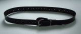 BDSM Bondageriemen 5,0 cm x 40,0 cm mit Klemmschutz und zweidrittel-Lochung Taillengurt Lederriemen Fessel-Riemen von Lwph