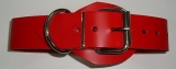BDSM Bondageriemen, Lederriemen, mit Klemmschutz, D-Ring und zweidrittel-Lochung 4,0 cm breit bis 140,0 cm lang
