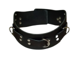 Designer Halsband geschlossen Echt Leder