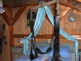 Liebesschaukel Swinging Love TOP Modell aus Leder und Edelstahl, Schaukeln der Liebe