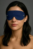 große breite Augenmasken Entspannungsmasken Designer Ledermasken in 6 Farben von LWPH