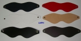 Augenmasken Entspannungsmasken Ledermasken mit neuen Zuschnitt und Design in 6 Farben schmale Form