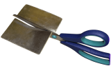 Walzblei Blei-Streifen 29,0 x 3,0 cm x 1,0 mm beschichtet und mit Schutzfolie selbstklebend ca. 100 Gramm