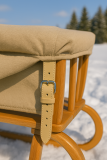 Unsere Riemen auch an Schlitten im Winter Outdoor bestens geeignet