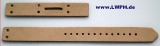 1 Lederschließriemen 27,0 cm und 1 Schnallen-Bauteil gelocht 2,5 cm zum Einbau von Schnallen in vielen Farben Bau- und Bastel-Teile