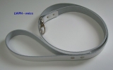 Lederleine Führungsleine Halteriemen 2,0 cm x110,0 cm mit Schlaufe und Wirbel-Karabinerhaken in verschiedenen Farben von LWPH