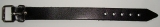 Riemen 1,5 cm breit schwarz aus beschichteten Spaltleder
