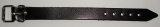 Riemen 1,5 cm x 18,0 cm x 2,0 mm stark schwarz aus beschichteten Spaltleder Schnallenriemen von Lwph