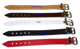 Deutsche universelle Lederriemen Handarbeit 1,1 cm breit x 24,0 cm lang starke Schnallenriemen für universellen Einsatz von LWPH