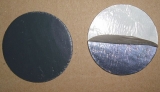 Runde Walzblei Blei-Scheiben 7,4 cm x 1,0 mm + 0,5 mm stark selbstklebende Bleifolie 50,0 Gramm