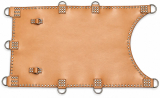 Ledersling Natur exklusiv aus Blankleder Hängematte der ganz besondere Sling mit Beinschlaufen und Ketten