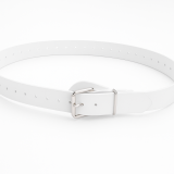 BDSM Bondageriemen 4,0 cm x 80,0 cm mit Klemmschutz und zweidrittel-Lochung Fessel-Riemen Lederriemen von Lwph