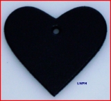 Lederherz ca. 6,0 x 5,5 cm in 6 Farben Herz zeigen für viele Verwendungsmöglichkeiten