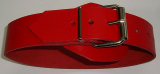 BDSM Bondageriemen 5,0 cm x 80,0 cm mit Klemmschutz und zweidrittel-Lochung Taillengurt Lederriemen Fessel-Riemen von Lwph