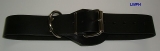 BDSM Bondageriemen 5,0 cm x 90,0 cm mit D-Ring Klemmschutz und zweidrittel-Lochung Taillengurt, Lederriemen von Lwph