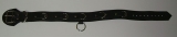 BDSM Taillengurt 5,0 cm x 120,0 cm mit 6 D-Ringen Klemmschutz und zusätzlichen O-Ring Lederriemen von Lwph