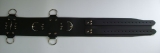 Extra Breit 10,0 cm x 100,0 cm mit 5 D-Ringen 6 O-Ringen BDSM Taillengurt Lederriemen in verschiedenen Farben von LWPH