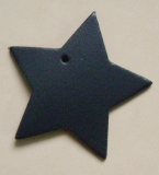 10 Ledersterne ca. 8,0 x 7,5 cm in 6 Farben Herz zeigen für viele Verwendungsmöglichkeiten