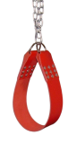 Exklusive Liebesschaukel mit 4 Ketten doppeltem Leder Sitzen, Beinschlaufen, Handschlaufen + mit doppeltem Rückengurten.